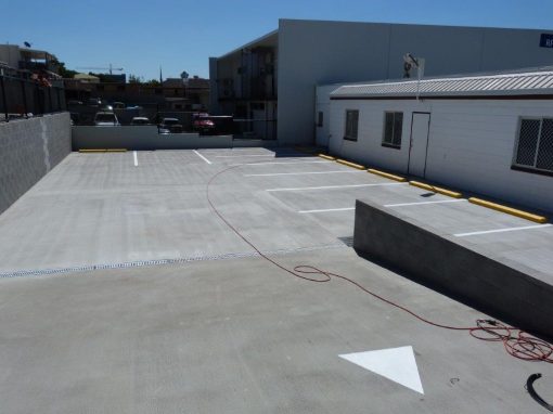 commercial build – office car park Gladstone