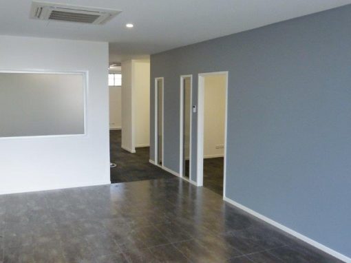 commercial build – office fitout Gladstone